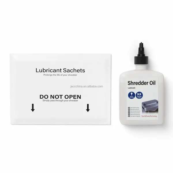Hochleistungs-Schredder-Wartungsschmiermittel-Ölblätter, abgefülltes Schmiermittel für Kreuzschnitt- und Streifenschnitt-Schredder