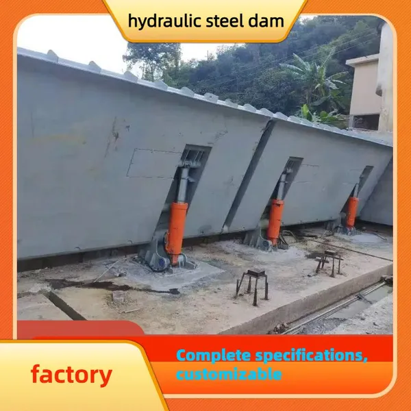 Anti-overflow Hydraulic Steel Dam With Dynamic Angle Regulation For Reservoir Spillway photo-5
