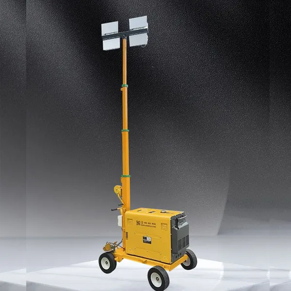 Low Noise Diesel Generator Powered Mobile Outdoor Light Tower photo-3