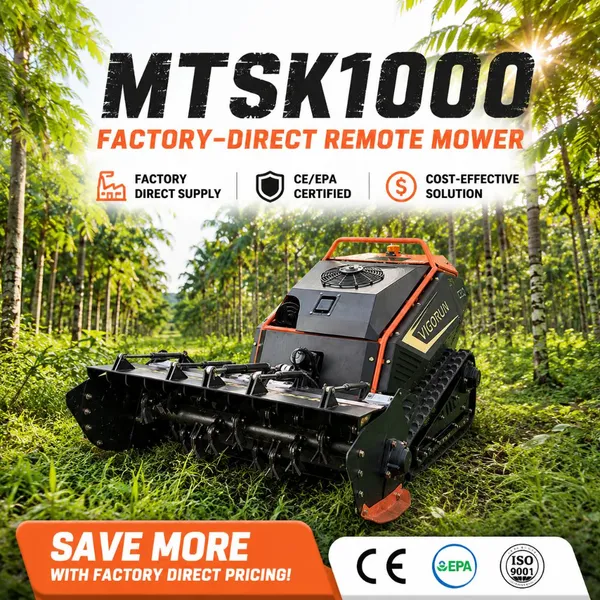 Vigorun MTSK1000 Euro 5/EPA Robot Lawn Mower 24-26 hp Multifunction Gasoline Grass Trimmer Brush Cutter For Forestry