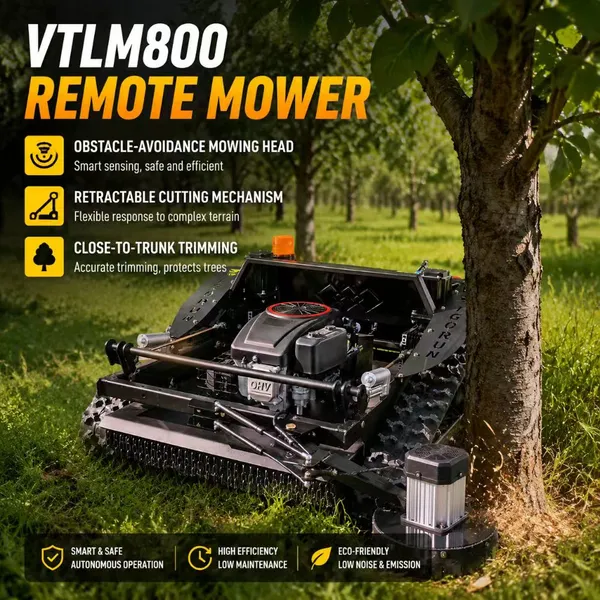 China Factory VTLM800 Remote Crawler Mower Wholesale Price for Distributors & Landscapers
