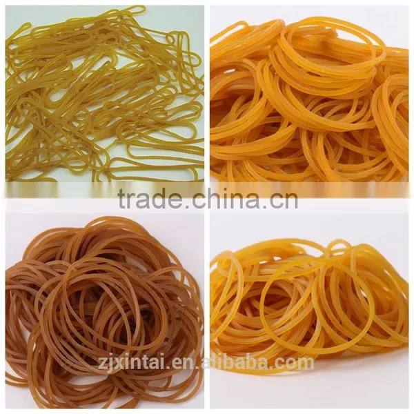 Strong Yellow Color Elastic Rubber Bands Office Packing Supply Quality Choice photo-3