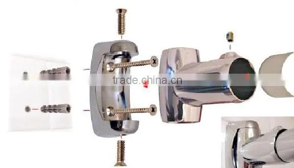 Bathroom Stainless Steel Shower Curved Curtain Rod (8051) photo-3