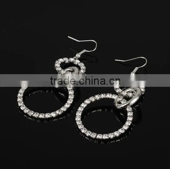 China Factory Hot Selling Tranditional Designs Woman Accessories Circle Shaped Charm Earring photo-5