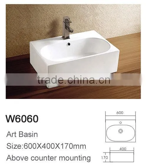 Made in China Ceramic Shower Room Wash Art Basin photo-5