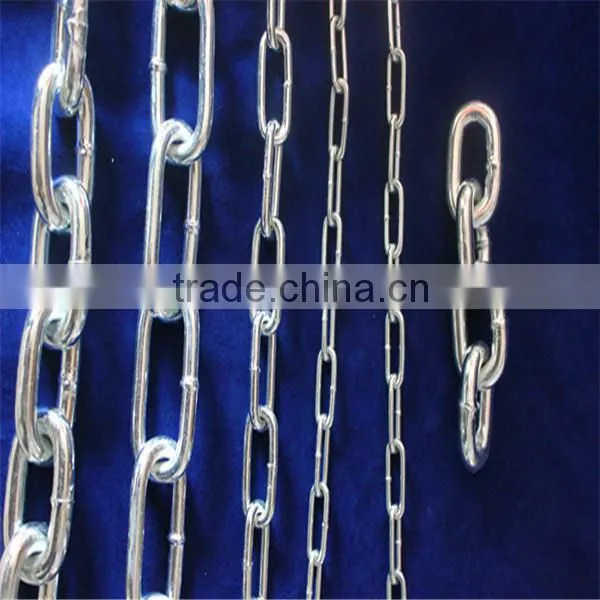 High Quality Galvanized Chain Ordinary Mild Steel Long Link Chain photo-5
