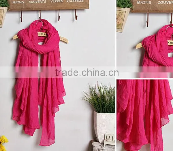Wholesale Long Soft Large Plain Viscose Shawl photo-4