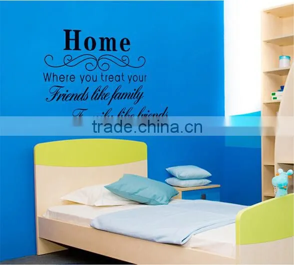 2016 Wallpaper Decor Words Home Decorate PVC Wall Sticker Wholesale photo-4