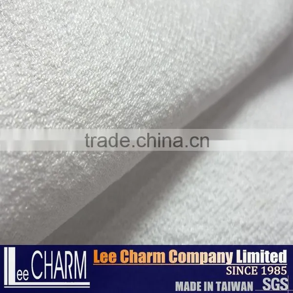 100% Polyester Moss Crepe Fabric for Wedding Decor photo-4