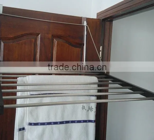 Garments Importers In Europe Folding Stainless Steel Overdoor Hanger For Towel photo-4