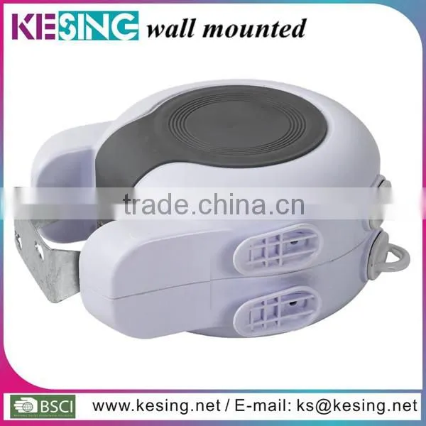 Double Line Rope Retractable Wall Mounted Clothes Line