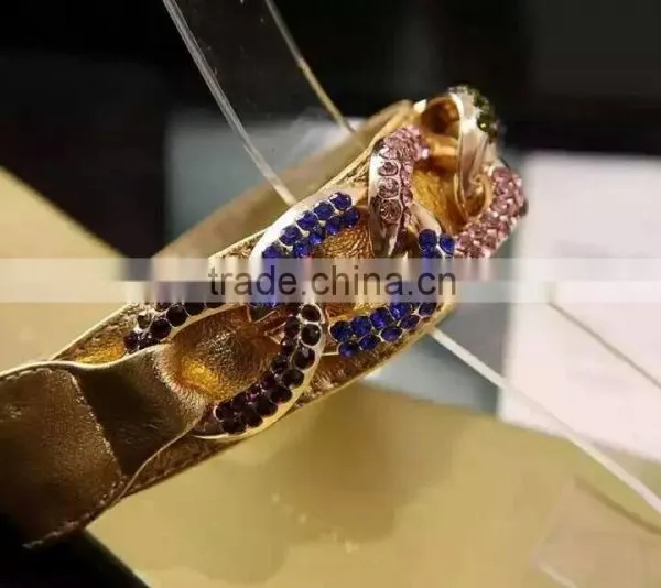 New Design Fashion Flat Summer Sandals 2016 Diamond Gold Chain Brand Flat Sandals photo-3