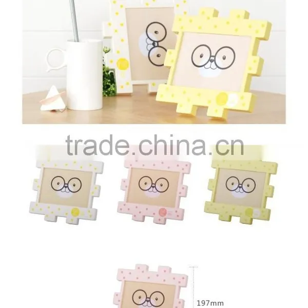2014 New Products! ABS Plastic Cheap Plastic Photo Frame .plastic Photo Frame Snow Globe, Plastic Photo Frame for Wedding photo-2