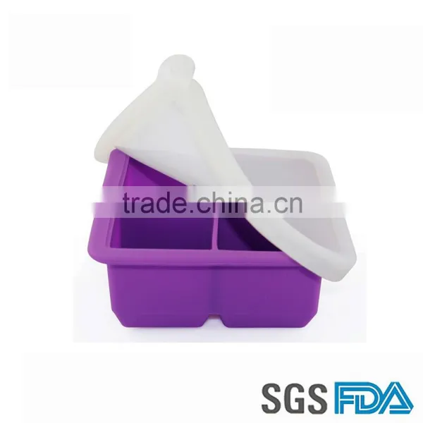 High Quality Silicone Ice Cube Tray , Silicone Snowflake Ice Cube Tray Quality Choice photo-2