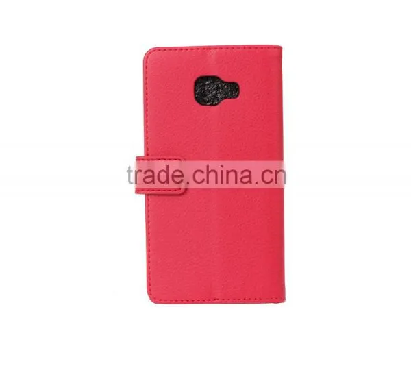 Luxury MMT PU Leather Case With Card Slot for Samsung C5 Litchi Grain Anti Shock Holder Frame Flip Wallet Case for Samsung C5 photo-5
