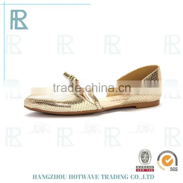 2016 New Design Ladies Rubber Soles Flat Shoes photo-3