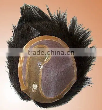 Wholesale Price Toupee for Men Natural Toupee for Black Men photo-2