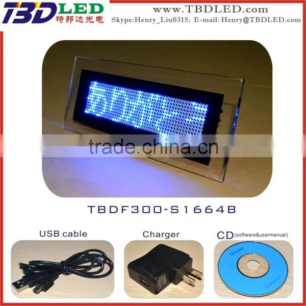 High-definition and Beautiful Crystal Screen Led Display/crystal Led Display Screen Sign/led Mini Moving Message Sign Board photo-2