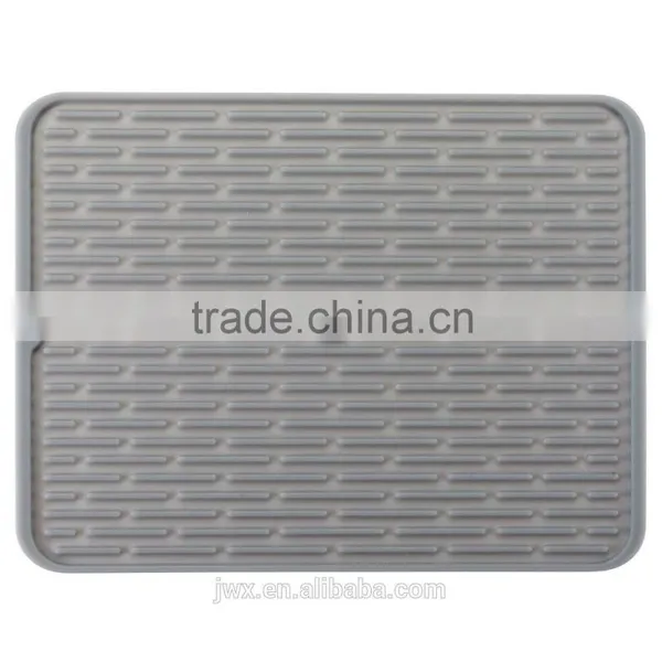 Competitive Factory Price Non-slip Silicone Drying Mat Kitchen Dish Sink Mat photo-2