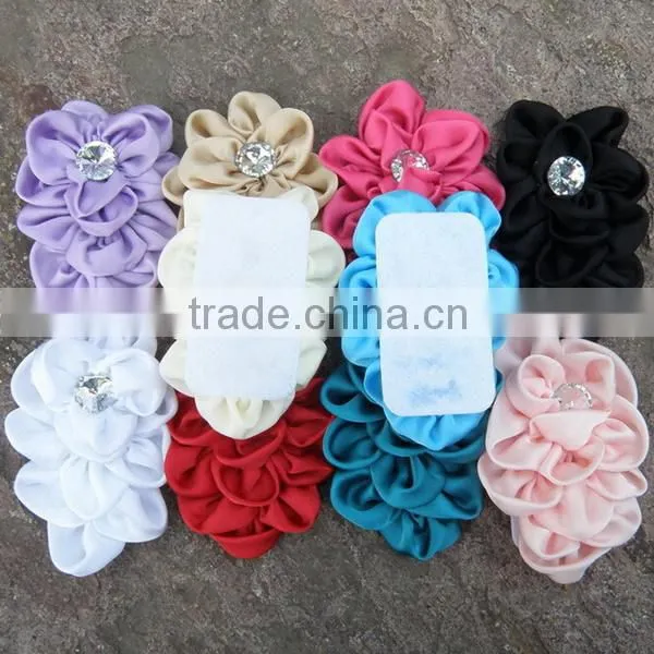 Rhinestone Colorful Hair Accessory Wholesale Scale Shape Fabric Baby Hair Band photo-3