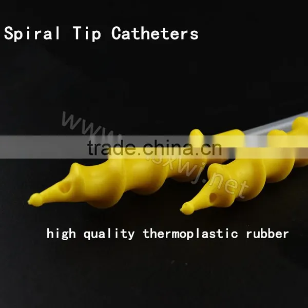 Spiral Tip Insemination Catheters With Tail ,thermoplastic Rubber Insemination Catheters