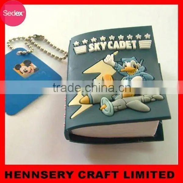Soft Pvc Custom 3D Cute Soft Cover Custom Hardcover Notebook photo-6