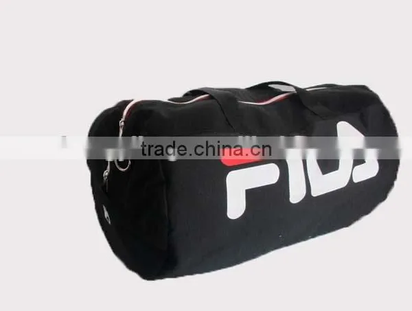 Manufacturer Black Cotton Travel Sport Duffel Bag With Customize Logo Quality Choice photo-2