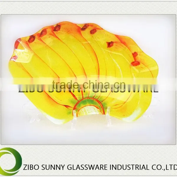 Banana Fruit Series of Glass Plate Are Happy photo-4