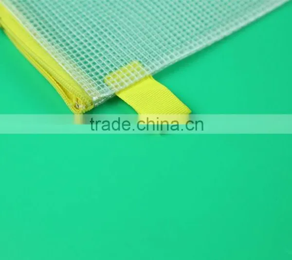 Transparent Top Sealing Zipper Pvc Bag, Slide Zip Lock Plastic Pvc Bag, Pvc School Pencil Case photo-5