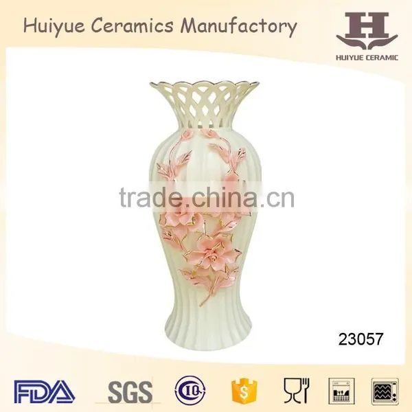 Ceramic Hand Craft Vase, Ceramic Tablle Centerpiece photo-2