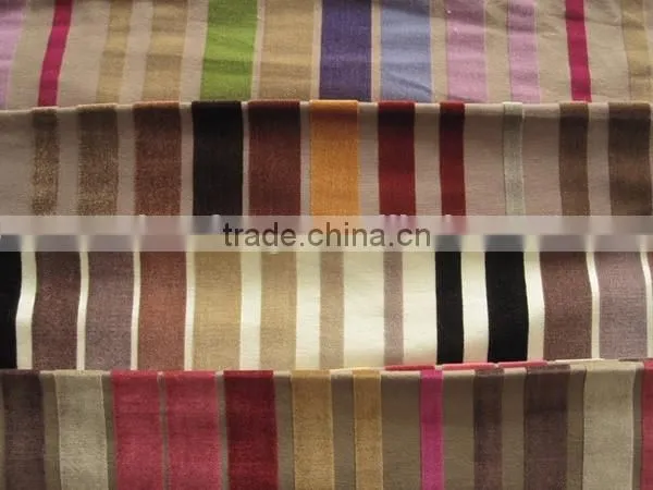YARN-DYE COLORFUL STRIPE VELVET photo-2