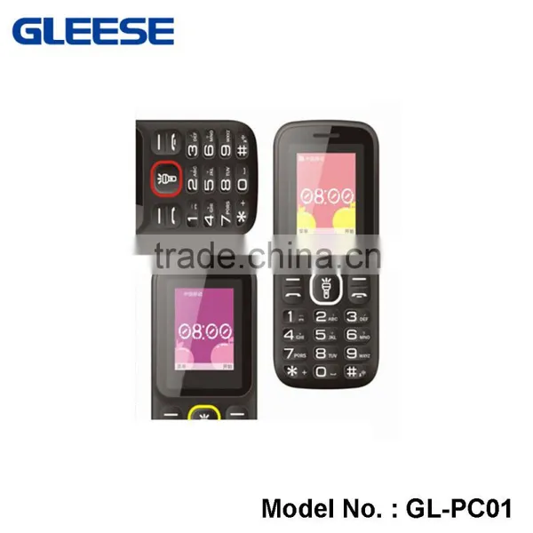 2016 Gleese Good Price/quality 1.77 Inch Mobile Phone for Old Age People