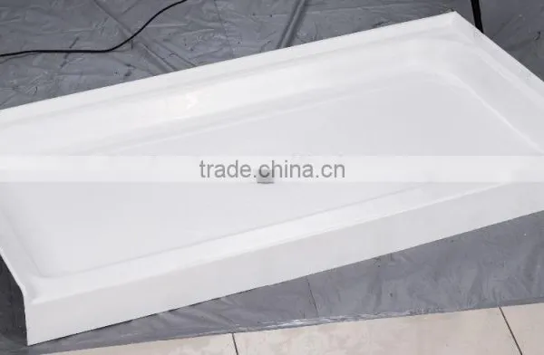 North America Market UPC/cUPC Certified Acrylic Cheap Shower Tray, Large Acrylic Shower Base, Corner Shower Base
