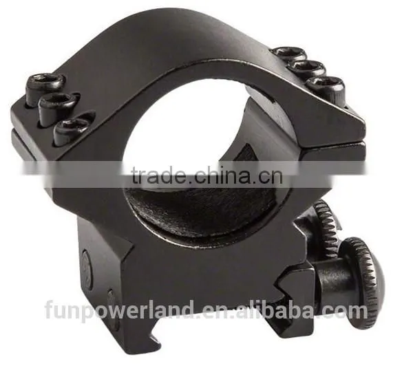 Funpowerland 25.4mm Diameter Scope/Torch Rings 6-Screw