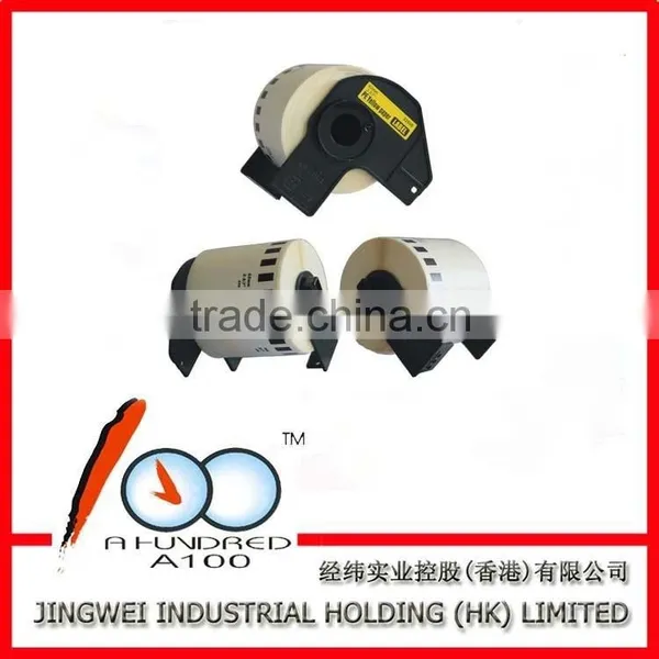 62mm*30.48m Black on White DK Paper Tape for DK-22205 photo-4
