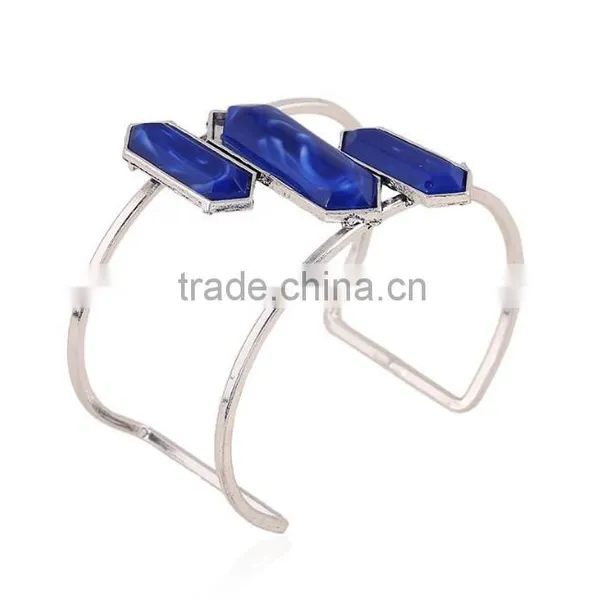 Custom Jewelry Factory OEM Bangle Bracelets With Stones photo-3