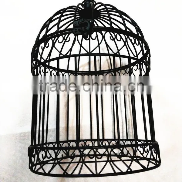 33X21.6cm Hanging Metal Bird Cage Wedding Centerpiece photo-4