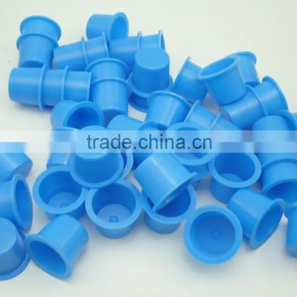 Newest (10mm,15mm,18mm) Clear Red Newest (10mm,15mm,18mm) Clear Red White and Yellow Coolr Plastic Tattoo Ink Cups photo-2