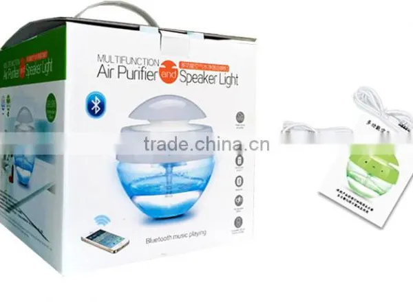 Air Purifier And Aroma Therapy Infuser Globe Humidifier Moon Light Bluetooth Speaker photo-5