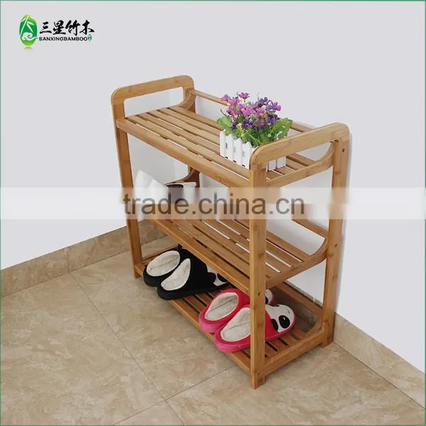 Wholesale Bamboo Shoe Rack Waterproof Shoe Rack Display