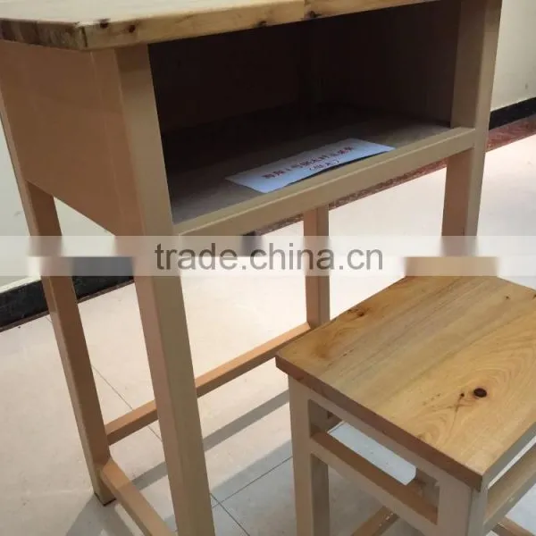 School Furniture School Desk and Chair HXZY067 Wood Desk photo-5