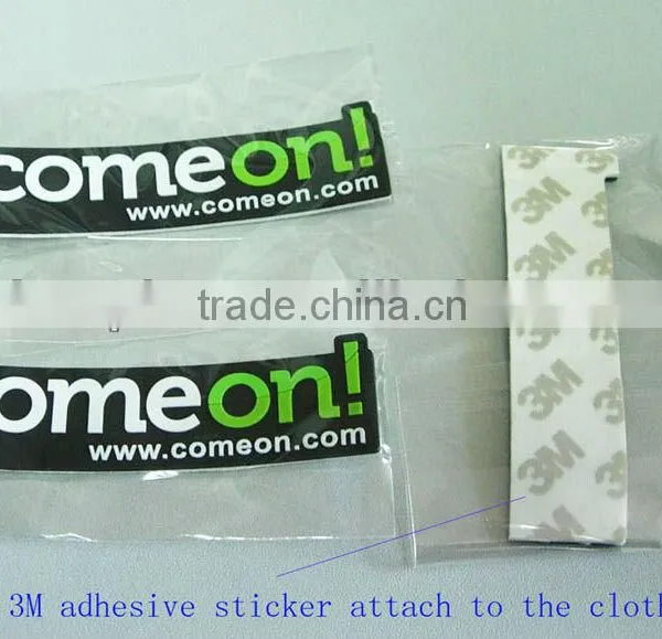 3d soft pvc label patch for cloth