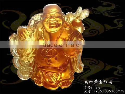 High Quality Crystal Transparent Buddha Statues