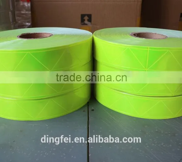 Hi Viz Pvc Reflective Warning Tape for Safety Workwear photo-3