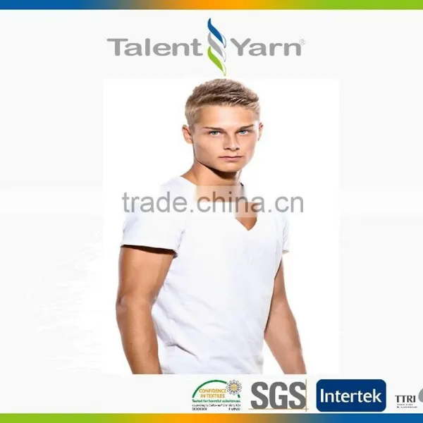 Eco-friendly Anti-odor Cooling Blank High Quality Plain T-shirt photo-6
