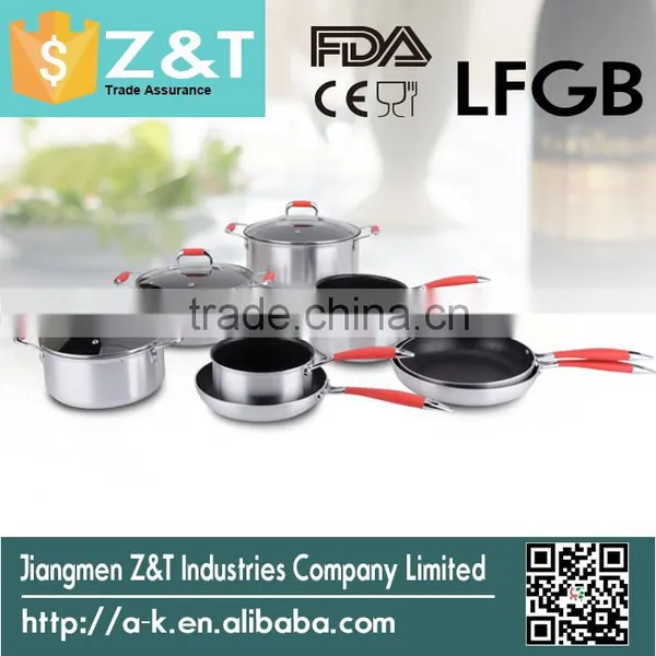 New Product Kitchen Aluminum Nonstick Cookware Set With Satin Coating photo-2