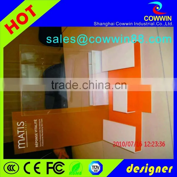 Acrylic Brush Display Stand, Plate Clear Slatwall Acrylic Shoe Display Stand photo-3
