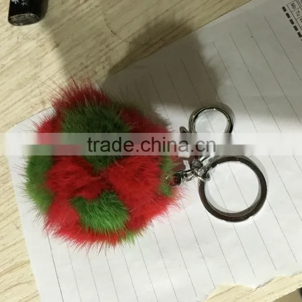Factory Price Cute Multi Color Rex Rabbit Fur Ball Hot Sale photo-3