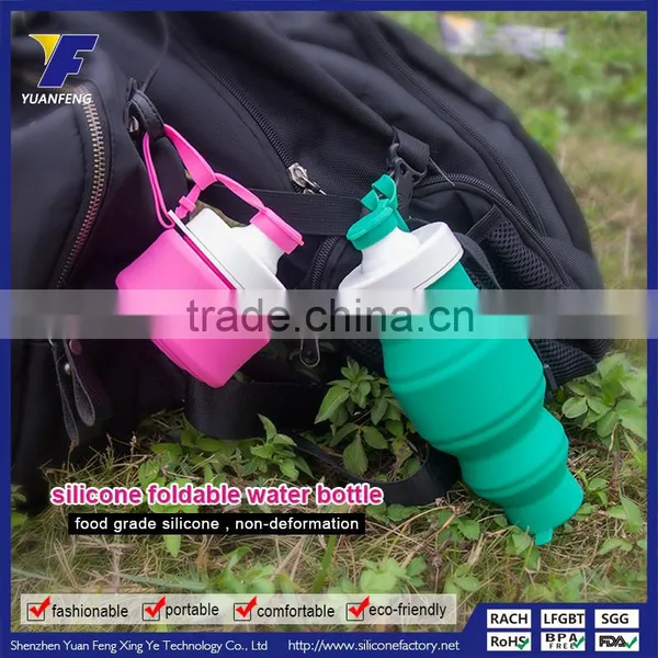 Hot Selling BPA Free Collapsible Silicone Water Bottle photo-4