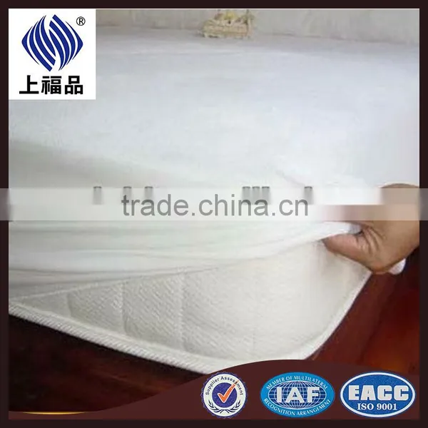 New Arrival High Quality Low Price 100% Cotton Plain PU Waterproof Mattress Cover Quality Choice